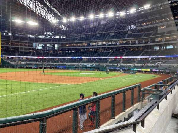 Globe Life Field, section: 4, row: 2, seat: 4