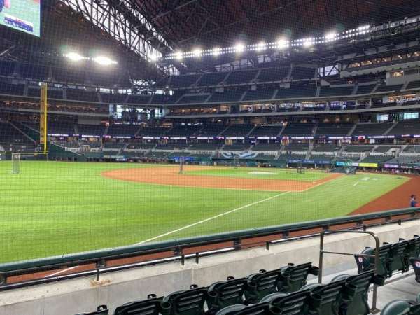Globe Life Field, section: 2, row: 5, seat: 18