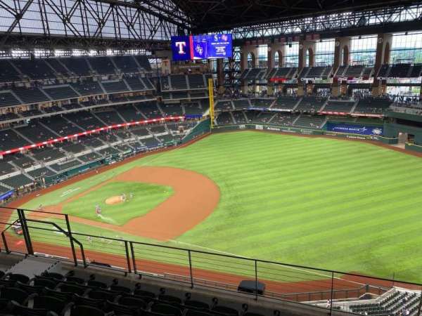 Globe Life Field, section: 320, row: 6, seat: 13
