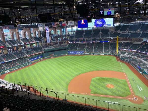 Globe Life Field, section: 308, row: 12, seat: 16