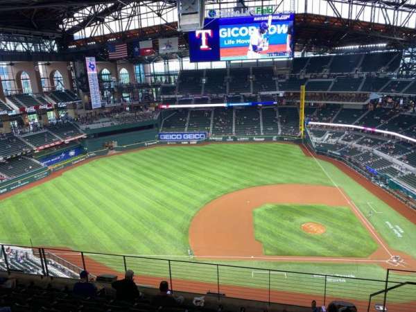 Globe Life Field, section: 307, row: 8, seat: 21