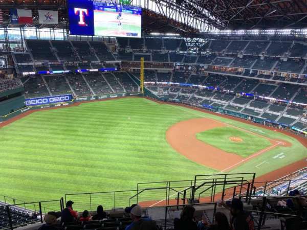 Globe Life Field, section: 301, row: 10, seat: 8