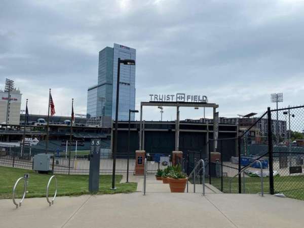 Truist Field, section: Outfield Entrance