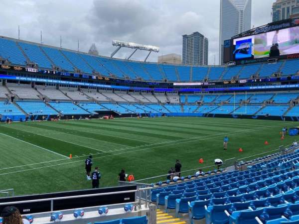 Bank of America Stadium, section: 137, row: 12, seat: 3
