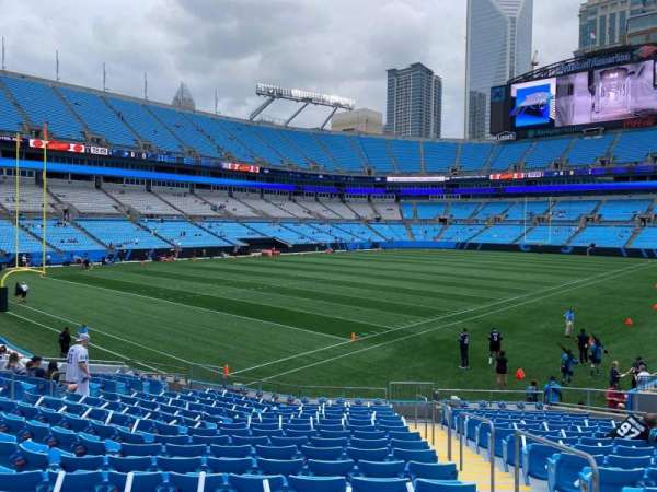 Bank of America Stadium, section: 138, row: 17, seat: 2