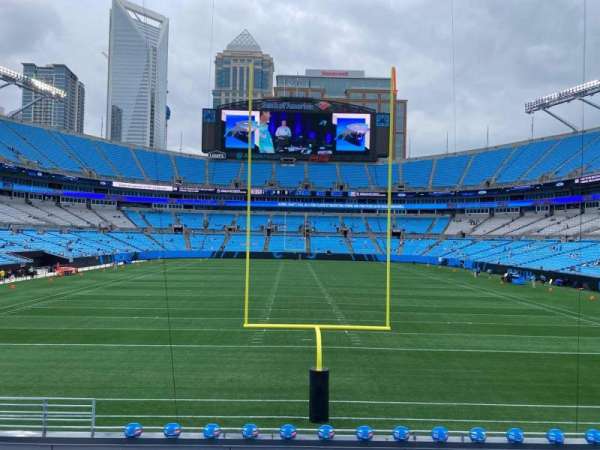 Bank of America Stadium, section: 101, row: 16, seat: 18