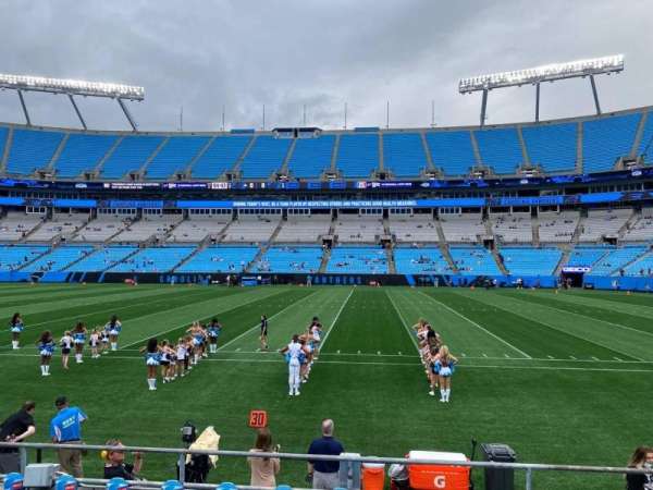 Bank of America Stadium, section: 110, row: 5, seat: 15