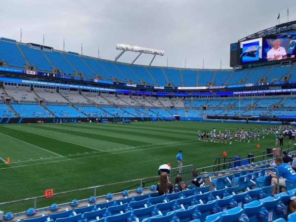 Bank of America Stadium, section: 116, row: 7, seat: 12