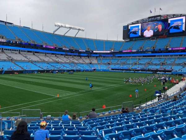 Bank of America Stadium, section: 117, row: 12, seat: 15