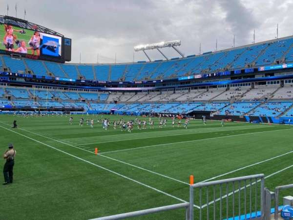 Bank of America Stadium, section: 125, row: 3, seat: 3