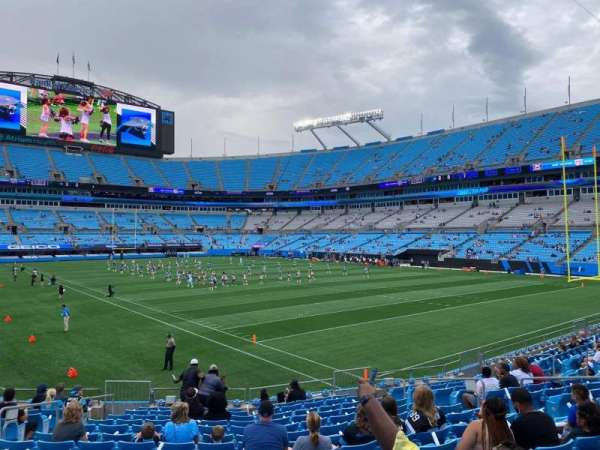 Bank of America Stadium, section: 125, row: 15, seat: 11
