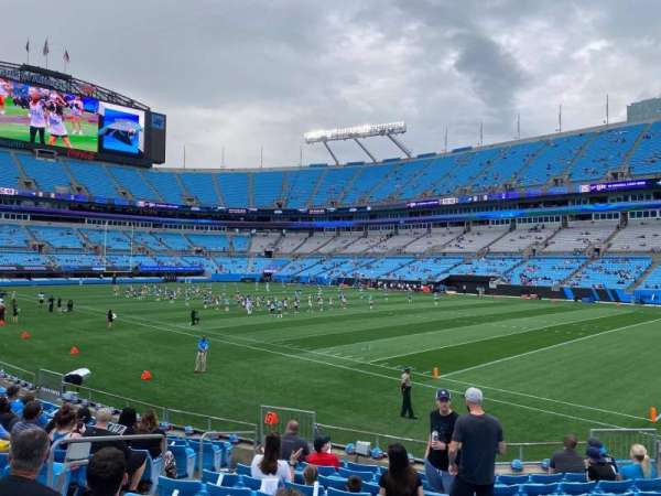 Bank of America Stadium, section: 126, row: 11, seat: 10