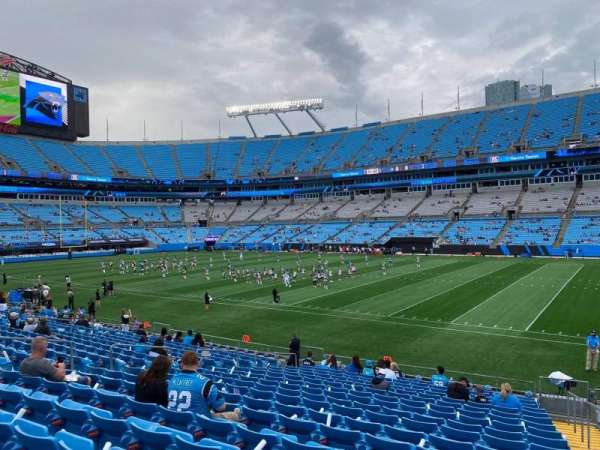 Bank of America Stadium, section: 128, row: 17, seat: 2