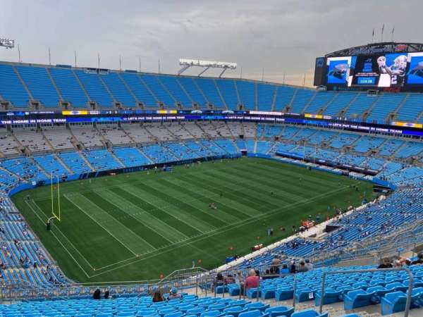Bank of America Stadium, section: 521, row: 17, seat: 7
