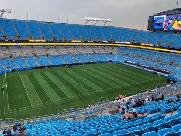 Bank of America Stadium, section: 519, row: 15, seat: 11