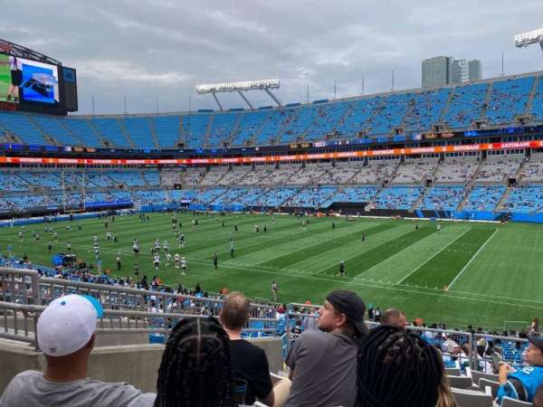 Bank of America Stadium, section: 339, row: 8, seat: 8