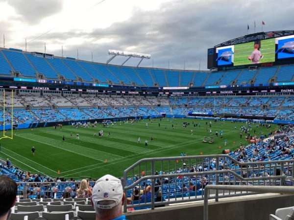 Bank of America Stadium, section: 323, row: 9, seat: 1
