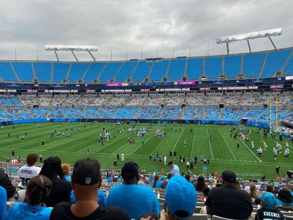 Bank of America Stadium, section: 313, row: 14, seat: 9