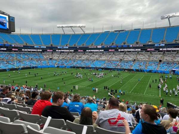 Bank of America Stadium, section: 312, row: 14, seat: 8