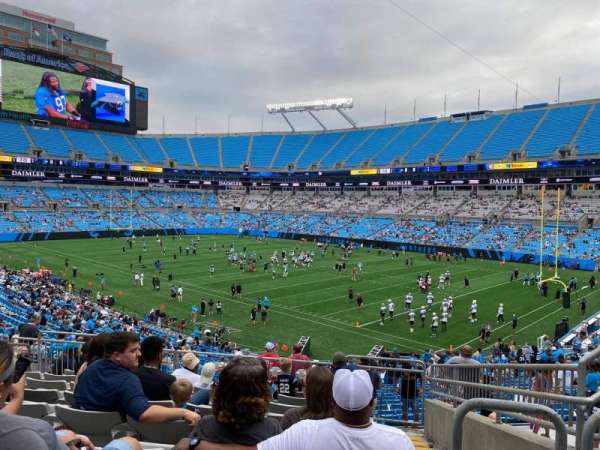 Bank of America Stadium, section: 309, row: 9, seat: 3