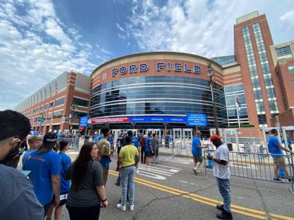 Ford Field, section: Gate A