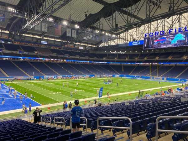 Ford Field, section: 101, row: 25, seat: 18