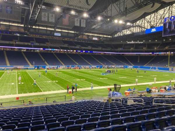 Ford Field, section: 103, row: 18, seat: 10
