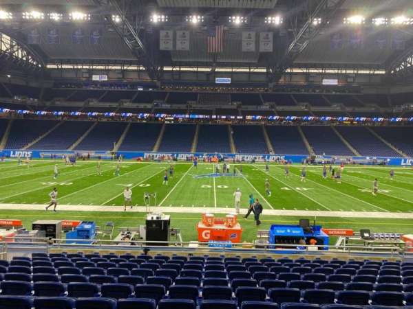 Ford Field, section: 106, row: 12, seat: 11