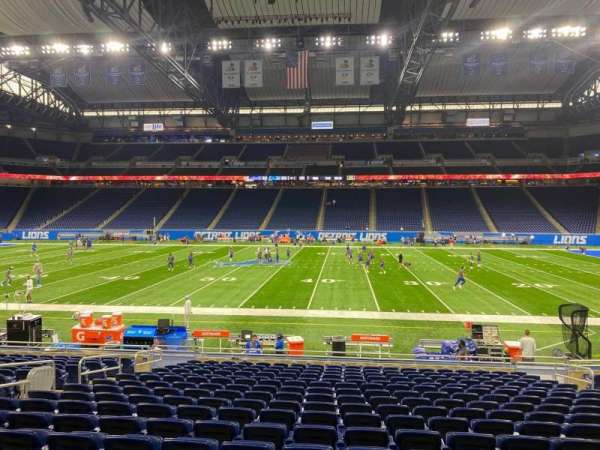 Ford Field, section: 107, row: 17, seat: 10