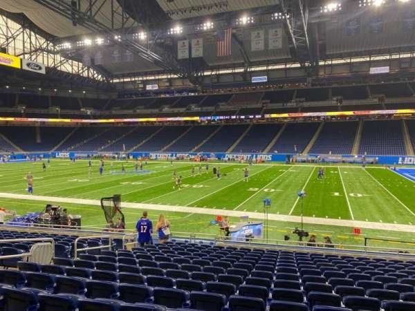 Ford Field, section: 109, row: 15, seat: 10