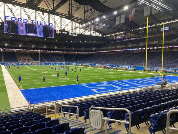 Ford Field, section: 114, row: 12, seat: 11