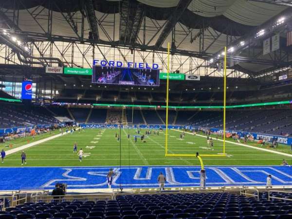 Ford Field, section: 116, row: 7, seat: 8