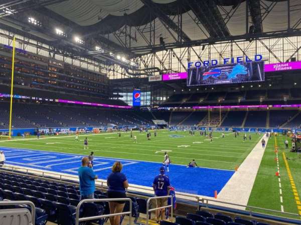 Ford Field, section: 119, row: 10, seat: 5