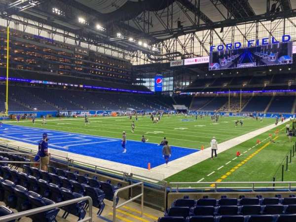 Ford Field, section: 120, row: 8, seat: 3