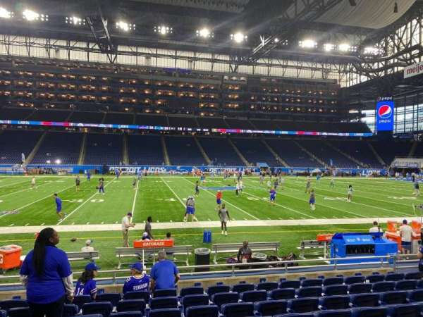 Ford Field, section: 126, row: 9, seat: 8