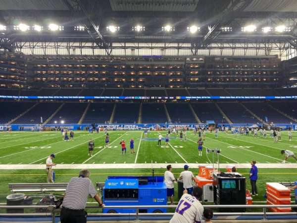 Ford Field, section: 127, row: 6, seat: 4