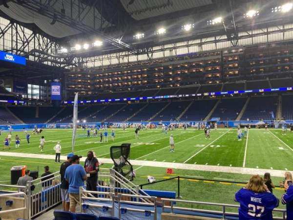 Ford Field, section: 130, row: 6, seat: 7