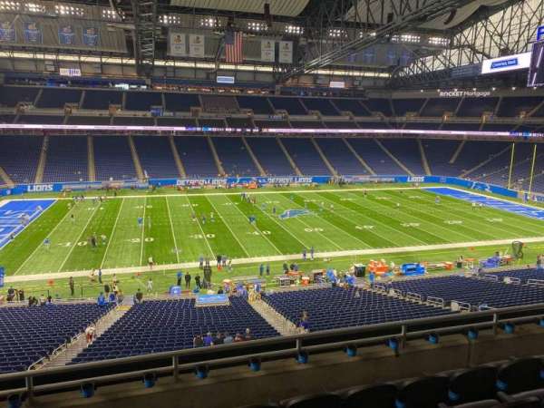 Ford Field, section: 205, row: 5, seat: 10