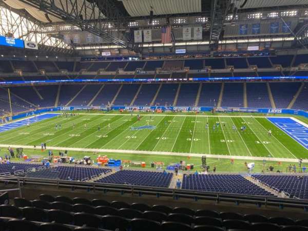 Ford Field, section: 209, row: 8, seat: 9