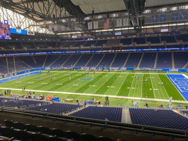 Ford Field, section: 210, row: 6, seat: 10