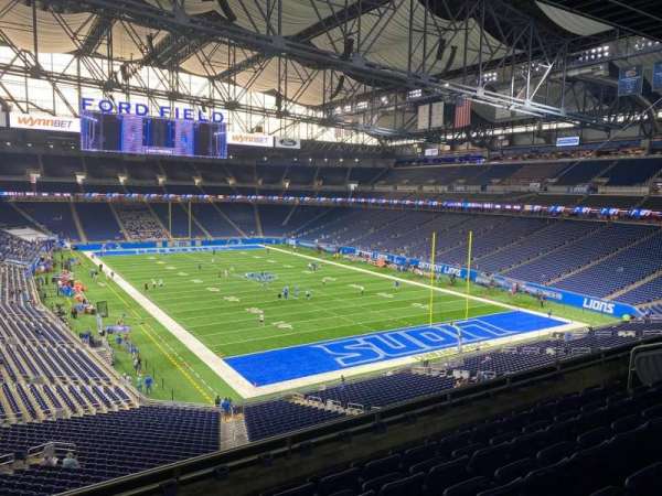 Ford Field, section: 215, row: 6, seat: 15