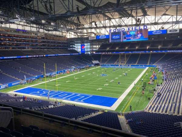 Ford Field, section: 221, row: 5, seat: 8