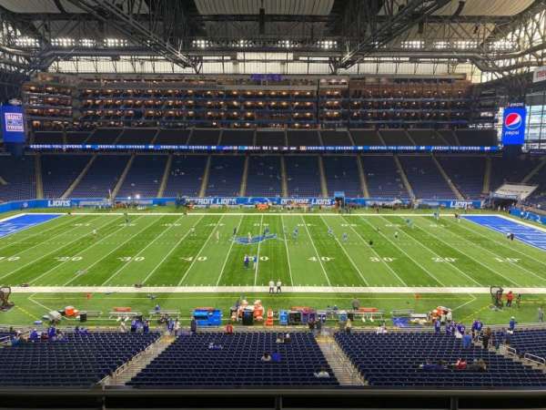 Ford Field, section: 231, row: 4, seat: 3