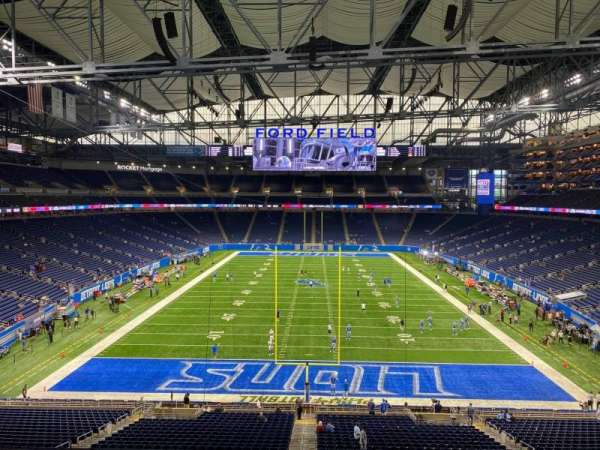 Ford Field, section: 243, row: 6, seat: 14