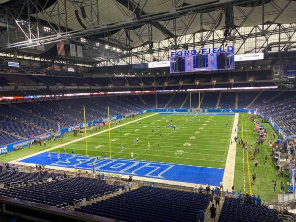 Ford Field, section: 245, row: 3, seat: 12