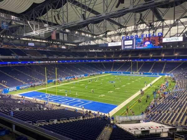 Ford Field, section: 246, row: 2, seat: 18