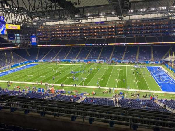 Ford Field, section: 333, row: 4, seat: 20