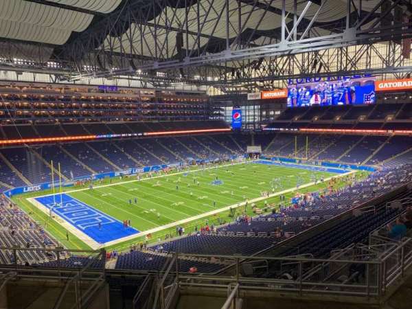 Ford Field, section: 325, row: 8, seat: 10