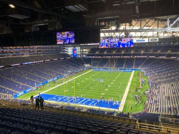 Ford Field, section: 320, row: 15, seat: 21