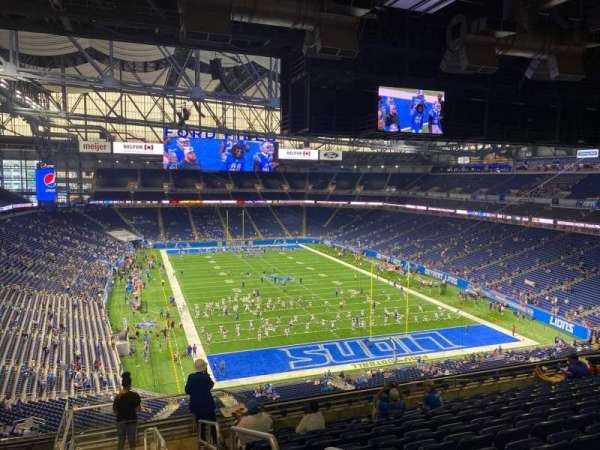 Ford Field, section: 315, row: 11, seat: 35